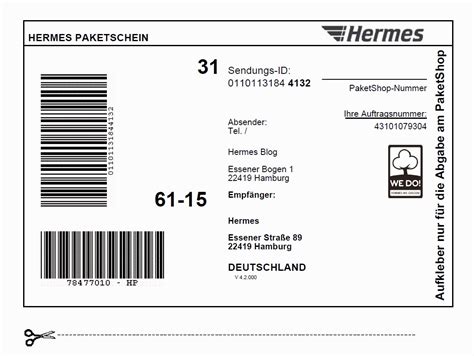 versandetikett hermes|hermes paketdienst preise.